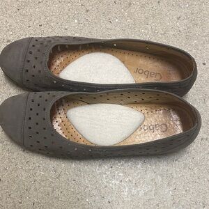 Gabor Women's Gray Perforated Loafers